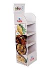 Corrugated Cardboard Paper Display Shelf display Rack for food flavouring