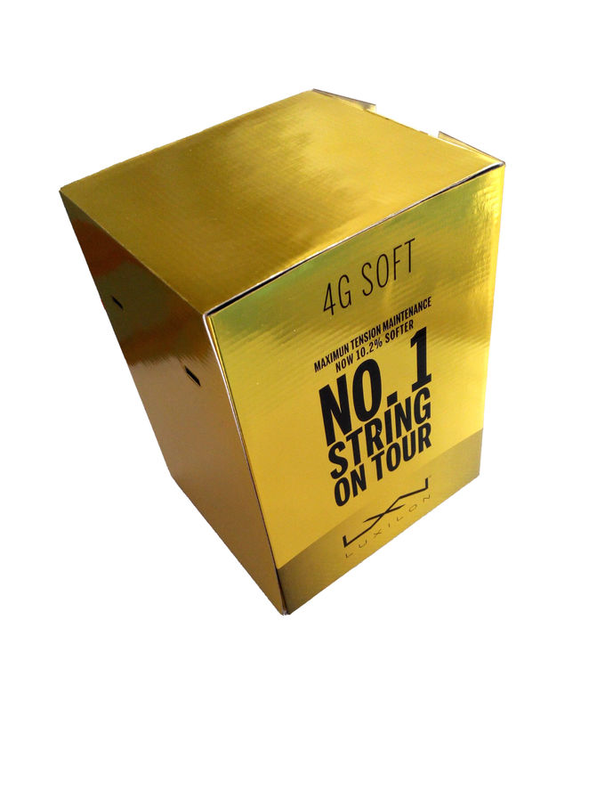 Customized Cardboard Color Printed Box Golden Corrugated Case for Goods Packing