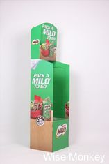 China Nestle Corrugated Cardboard Paper Display Shelf displays for Coffee supplier