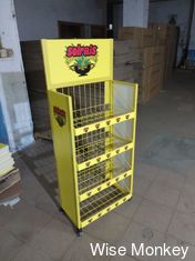 China Metal display, Metal rack, durable, permenent, easy assemble,  colorful supplier