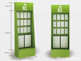 China Custom-make Corrugated Display Cardboard Stand with Hook Rack supplier