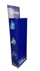 China Corrugated Standee Cardboard Display Hook Rack Shelf For Frozen Disney Princess Costume supplier